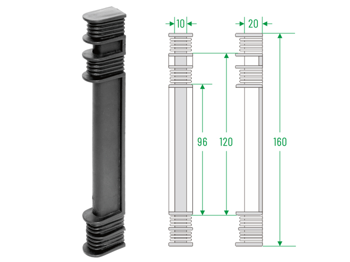 后叉多用保护杆 XH-B22 (160mm)