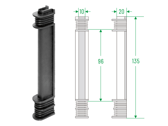 后叉多用保护杆 XH-B22 (135mm)